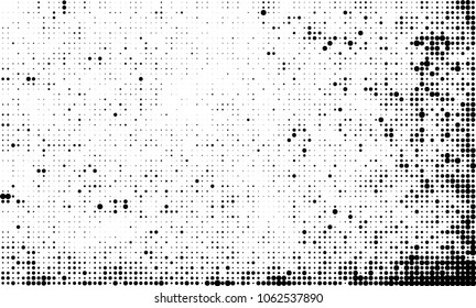Halftone black and white abstract texture