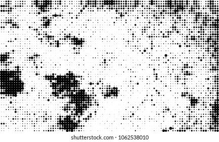 Halftone black and white abstract texture