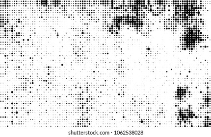 Halftone black and white abstract texture