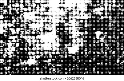 Halftone black and white abstract texture