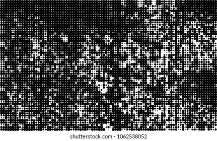 Halftone black and white abstract texture