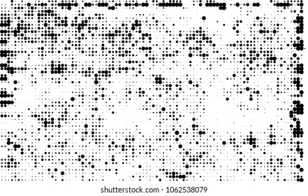Halftone black and white abstract texture