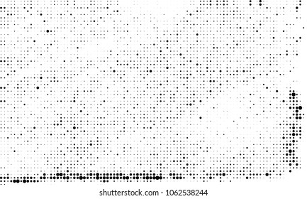 Halftone black and white abstract texture