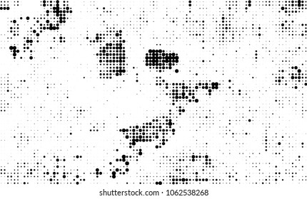 Halftone black and white abstract texture