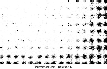 Halftone black and white abstract texture