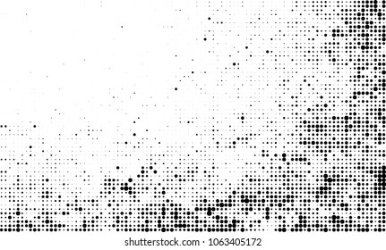 Halftone black and white abstract texture