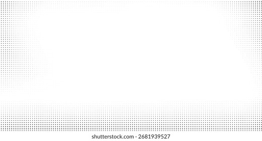 Fondo blanco y negro de semitono – Patrón de punto retro. Vector eps10