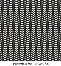 halftone black and white geometric pattern zigzag and triangle shape vector background