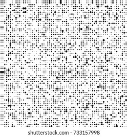 Halftone black and white. Ink spots randomly scattered over the surface. Pattern monochrome background optical pop art texture for posters, business cards, cover, labels mock-up, stickers layout