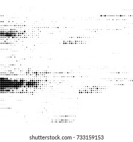 Halftone black and white. Ink spots randomly scattered over the surface. Pattern monochrome background optical pop art texture for posters, business cards, cover, labels mock-up, stickers layout