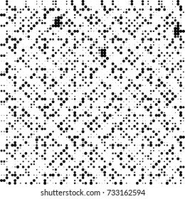 Halftone black and white. Ink spots randomly scattered over the surface. Pattern monochrome background optical pop art texture for posters, business cards, cover, labels mock-up, stickers layout