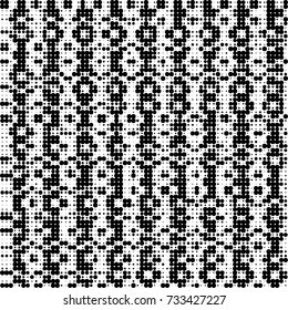 Halftone black and white. Ink spots randomly scattered over the surface. Pattern monochrome background optical pop art texture for posters, business cards, cover, labels mock-up, stickers layout