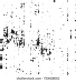 Halftone black and white. Ink spots randomly scattered over the surface. Pattern monochrome background optical pop art texture for posters, business cards, cover, labels mock-up, stickers layout