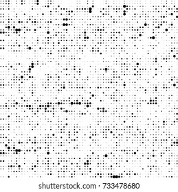 Halftone black and white. Ink spots randomly scattered over the surface. Pattern monochrome background optical pop art texture for posters, business cards, cover, labels mock-up, stickers layout