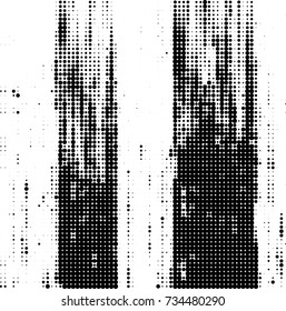 Halftone black and white. Ink spots randomly scattered over the surface. Pattern monochrome background optical pop art texture for posters, business cards, cover, labels mock-up, stickers layout
