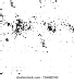 Halftone black and white. Ink spots randomly scattered over the surface. Pattern monochrome background optical pop art texture for posters, business cards, cover, labels mock-up, stickers layout
