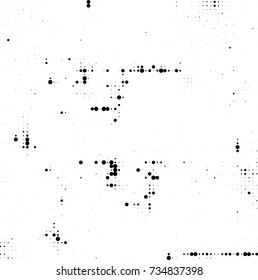 Halftone black and white. Ink spots randomly scattered over the surface. Pattern monochrome background optical pop art texture for posters, business cards, cover, labels mock-up, stickers layout