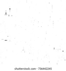 Halftone black and white. Ink spots randomly scattered over the surface. Pattern monochrome background optical pop art texture for posters, business cards, cover, labels mock-up, stickers layout