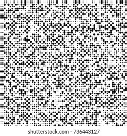 Halftone black and white. Ink spots randomly scattered over the surface. Pattern monochrome background optical pop art texture for posters, business cards, cover, labels mock-up, stickers layout