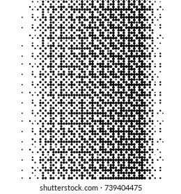 Halftone black and white. Ink spots randomly scattered over the surface. Pattern monochrome background optical texture for posters, business cards, cover, labels 