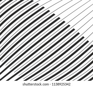 halftone black and white lines stripes wavy pattern vector geometric background