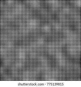 Halftone black and white pattern. Abstract monochrome vector background. Texture for print and design
