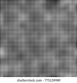 Halftone black and white pattern. Abstract monochrome vector background. Texture for print and design
