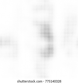 Halftone black and white pattern. Abstract monochrome vector background. Texture for print and design