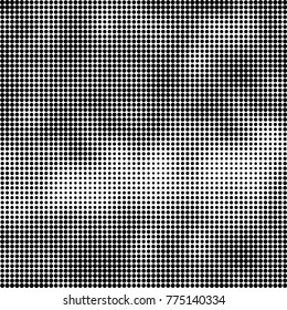 Halftone black and white pattern. Abstract monochrome vector background. Texture for print and design