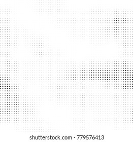 Halftone black and white pattern. Abstract monochrome vector background. Texture for print and design