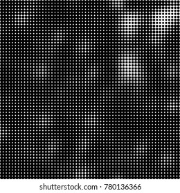 Halftone black and white pattern. Abstract monochrome vector background. Texture for print and design