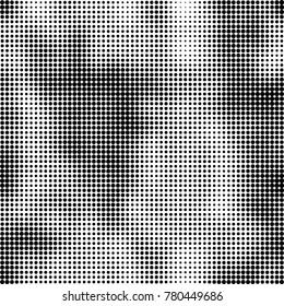 Halftone black and white pattern. Abstract monochrome vector background. Texture for print and design