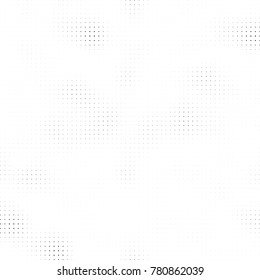 Halftone black and white pattern. Abstract monochrome vector background. Texture for print and design