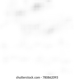 Halftone black and white pattern. Abstract monochrome vector background. Texture for print and design
