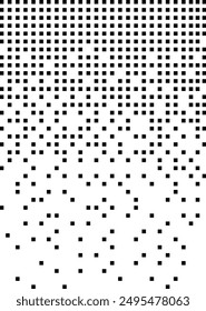 Halftone black and white rectangle geometric background texture 