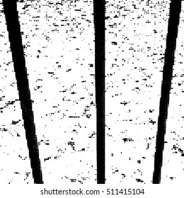 Halftone black and white strips. 