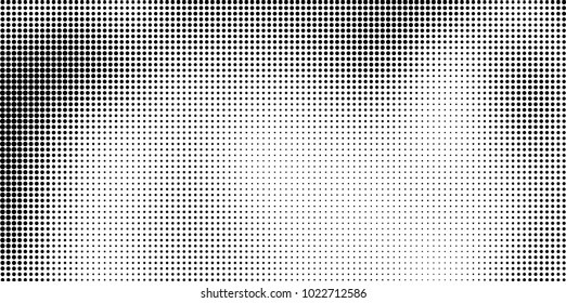 Halftone black and white vector. Abstract texture for printing on labels, business cards, posters, badges