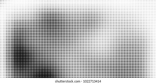Halftone black and white vector. Abstract texture for printing on labels, business cards, posters, badges