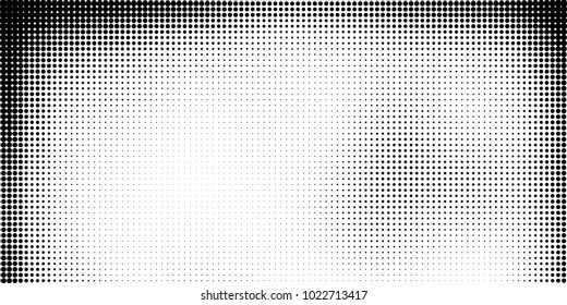 Halftone black and white vector. Abstract texture for printing on labels, business cards, posters, badges