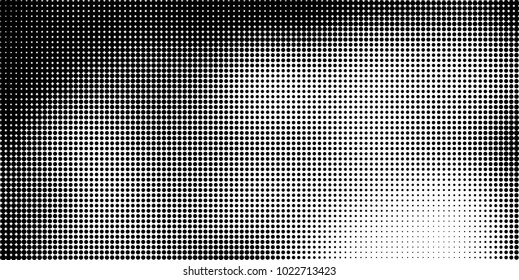 Halftone black and white vector. Abstract texture for printing on labels, business cards, posters, badges