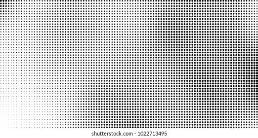 Halftone black and white vector. Abstract texture for printing on labels, business cards, posters, badges