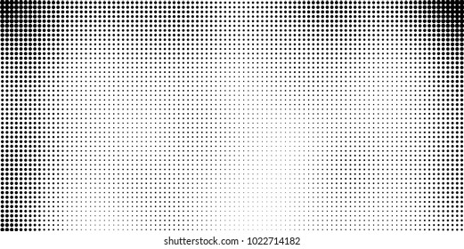 Halftone black and white vector. Abstract texture for printing on labels, business cards, posters, badges