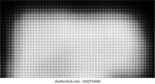 Halftone black and white vector. Abstract texture for printing on labels, business cards, posters, badges