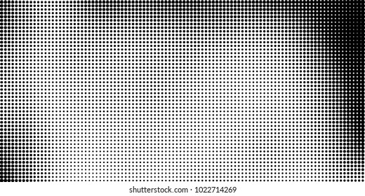Halftone black and white vector. Abstract texture for printing on labels, business cards, posters, badges