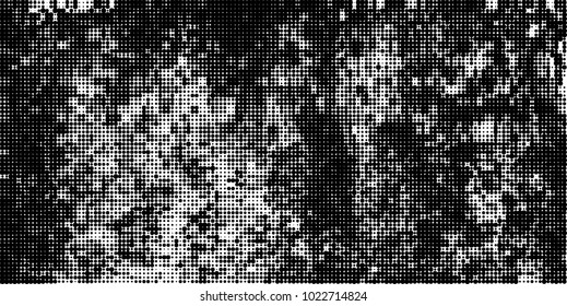 Halftone black and white vector. Abstract texture for printing on labels, business cards, posters, badges