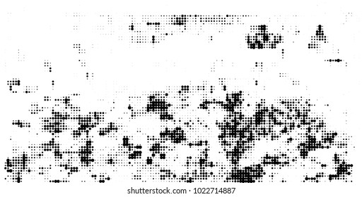 Halftone black and white vector. Abstract texture for printing on labels, business cards, posters, badges