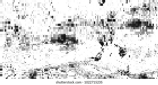 Halftone black and white vector. Abstract texture for printing on labels, business cards, posters, badges