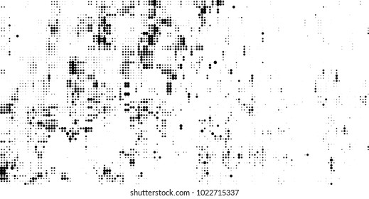 Halftone black and white vector. Abstract texture for printing on labels, business cards, posters, badges