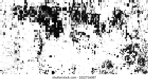 Halftone black and white vector. Abstract texture for printing on labels, business cards, posters, badges