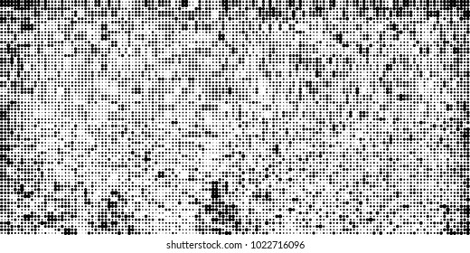 Halftone black and white vector. Abstract texture for printing on labels, business cards, posters, badges